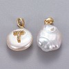 Natural Cultured Freshwater Pearl Pendants KK-L187-A-01T-2