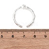 Brass Micro Pave Cubic Zirconia Cuff Rings RJEW-P172-01B-P-3