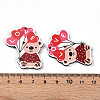 Printed Wood Pendants WOOD-T032-04A-3