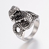 304 Stainless Steel Finger Rings RJEW-G091-07-1