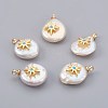 Natural Cultured Freshwater Pearl Pendants PEAR-F008-14G-1