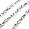 Tarnish Resistant 304 Stainless Steel Figaro Chains CHS-I001-09P-1