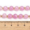 Dyed Imitation Jade Glass Beads Strands GL-Z001-02B-05-4