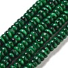 Synthetic Malachite Beads Strands G-K343-C15-01-1