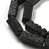 Natural Lava Rock Beads Strands G-C084-C08-01-4