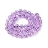 Crackle Transparent Glass Beads Strands GLAA-N063-10mm-13-3