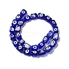 Handmade Evil Eye Lampwork Beads Strands LAMP-G154-02F-2