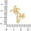 Ocean Brass Micro Pave Cubic Zirconia Pendants LS-KK-K411-06G-3