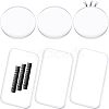 CHGCRAFT 10Pcs 2 Style Silicone Eyelash Extension Pads MRMJ-CA0001-32-1