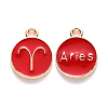 Alloy Enamel Pendants LS-ENAM-S124-01A-07A-1