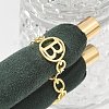 Brass Open Cuff Rings for Women RJEW-K289-01G-B-1