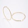 304 Stainless Steel Big Hoop Earrings EJEW-F105-14G-2