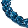 Transparent Glass Beads Strands X-EGLA-N013-T6mm-D25-3