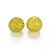 Transparent Handmade Blown Glass Globe Beads GLAA-T012-39-2