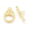 Tibetan Style Alloy Toggle Clasps TIBE-G015-06G-2