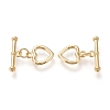 Brass Toggle Clasps X-KK-F820-11G-1