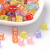 Acrylic Letter Beads PL41C9308-1
