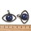 Dyed Natural Lapis Lazuli Pendants G-G147-07AS-01-3