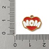 Mother's Day 304 Stainless Steel Enamel Charms STAS-P388-19I-G-3