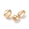 Rack Plating Oval Brass Hoop Earrings Long-Lasting Plated EJEW-S241-01G-2