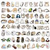 77 Pieces Adorable Hand-Painted WaterColor Cat Stickers AJEW-R002-07A-2