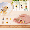 SUNNYCLUE DIY Sunflower and Bee Earring Making Kit DIY-SC0020-20-3