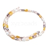 Electroplate Glass Beads Strands EGLA-P068-01A-09-3