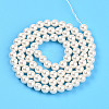 Baking Painted Pearlized Glass Pearl Bead Strands HY-N002-5mm-A11-4