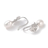 Sterling Silver Dangle Earrings EJEW-C087-05E-P-2