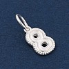 Number Series 925 Sterling Silver Charms STER-Q002-01I-2