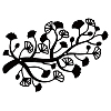 Iron Wall Art Decorations HJEW-WH0067-375-1
