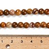 Natural Wood Lace Stone Beads Strands G-B128-A04-02-3