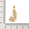 Brass Micro Pave Cubic Zirconia Pendants KK-C076-29L-G02-3