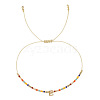 Bohemian Style Brass Charm Bracelets JG3497-5-1