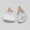 Rough Raw Natural Quartz Crystal Pendants X-G-Q481-109-2