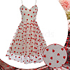 Polyester Mesh Lace Fabric DIY-WH0504-330D-6