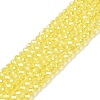 Electroplate Glass Beads Strands EGLA-A044-T2mm-A29-1