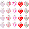 40Pcs 5 Styles Handmade Polymer Clay Charms CLAY-SC0002-91B-1