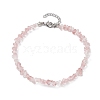 Natural Gemstone Beads Anklets AJEW-AN00583-05-1