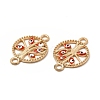 Alloy Enamel Connector Charms FIND-H039-19KCG-B-2