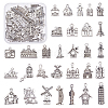 60pcs 30 Style Zinc Alloy Pendants Set PALLOY-PH0002-06-1