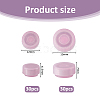 60Pcs 2 Styles Iron with Plastic Cabochons KY-FH0001-51A-2