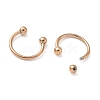 303 Stainless Steel Circular/Horseshoe Barbell Nose Rings WG86D19-23-2