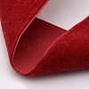 Polyester Velvet Ribbon for Gift Packing and Festival Decoration SRIB-M001-19mm-260-2