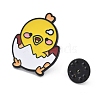 Yellow Chicken Enamel Pins JEWB-R054-01EB-01-3