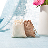 Burlap Packing Pouches Drawstring Bags ABAG-BC0001-08-9x7-10