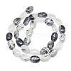 Natura Tourmalinated Quartz/Black Rutilated Quartz Beads Strands G-D0001-19-2