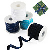 40 Yards 4 Colors Single Face Velvet Ribbon SRIB-TA0001-35A-1