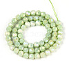 Anti-Tarnish Electroplate Glass Beads Strands EGLA-T021-6mm-15-10-2
