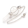 Natural Quartz Crystal Dowsing Pendulums KK-F756-06E-1